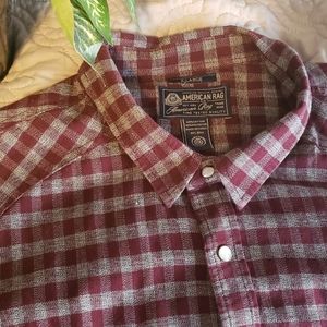 Plaid American Rag shirt